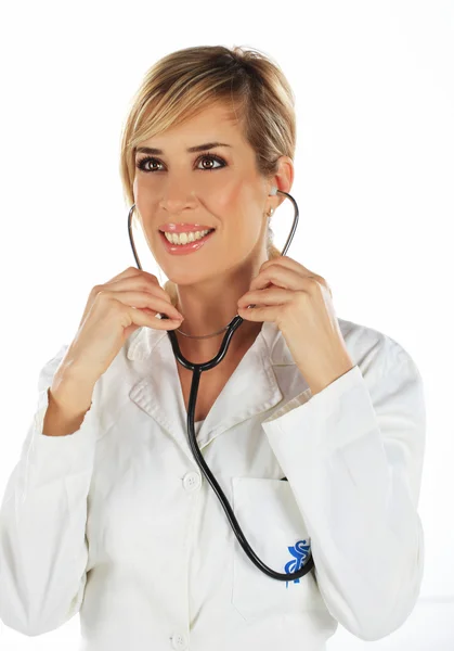 Zdravotní sestra s úsměvem — Stock fotografie