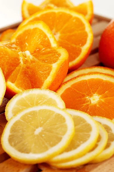 Orange and lemon slices 2 — Stock Photo, Image