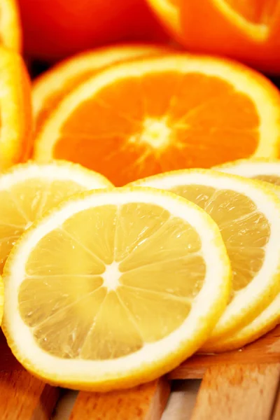 Lemon and orange slices 2 — Stock Photo, Image