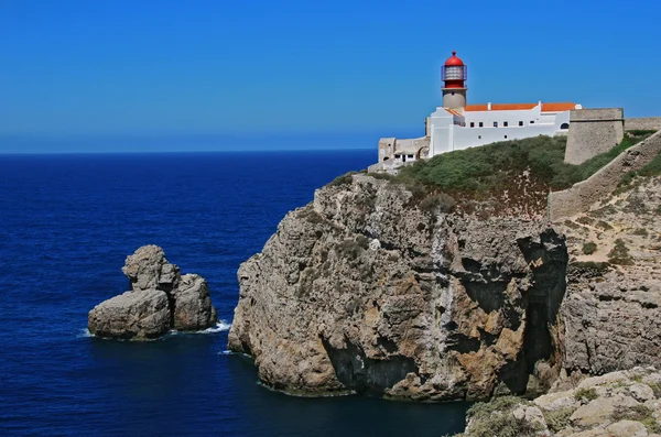 stock image Lighthouse Cabo de Sao Vicente