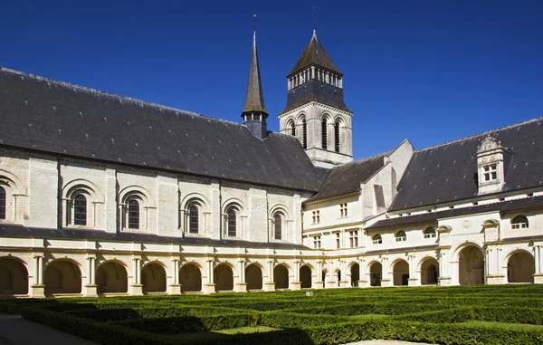 Patio de Abbaye de Fontevraud — Foto de Stock