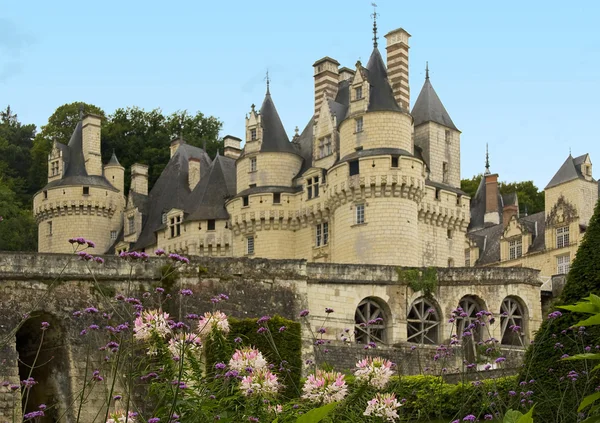 Chateau Usse Inspiração Para Castelo Conto Fadas Beleza Adormecida — Fotografia de Stock