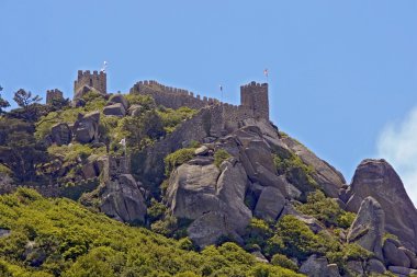 Old Moorish castle, Sintra, Portugal clipart