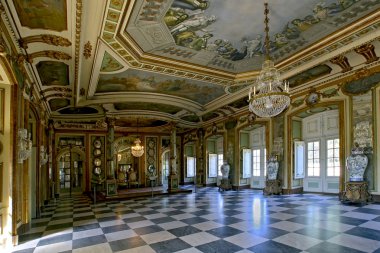 The Hall of Ambassadors in Queluz National Palace clipart