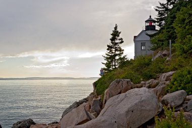 Bass Harbor Head Light House clipart