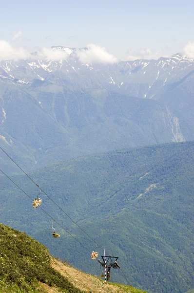 stock image Ropeway of the Olympic Games of Sochi 2014