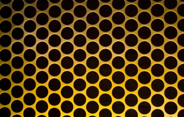 Yellow Grid Circular Background — Stock Photo, Image