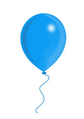 Blue Balloon clipart