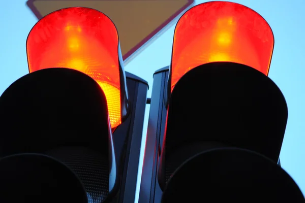 Luzes de trânsito — Fotografia de Stock