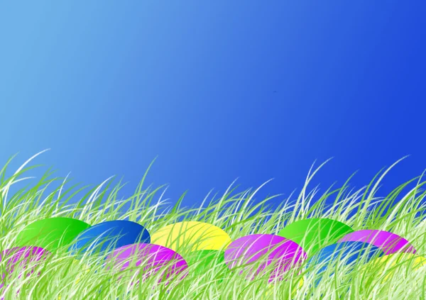 Wielkanoc barwione jaja — Zdjęcie stockowe