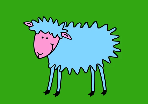 Vtipný ovce — Stock fotografie