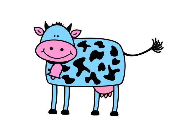 Grappige koe — Stockfoto