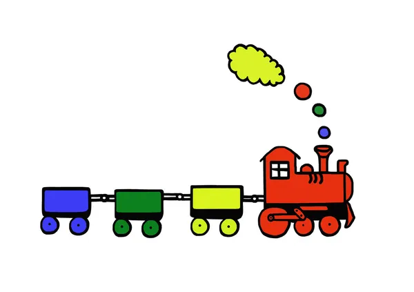 Funny train — Stock Photo, Image
