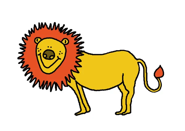 有趣的狮子 — 图库照片