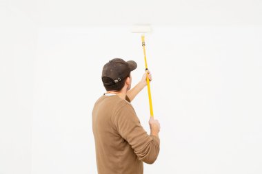 Man painting clipart