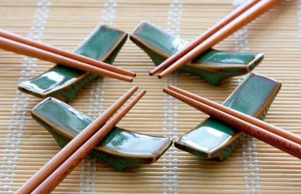Chopsticks on table matt — Stock Photo, Image