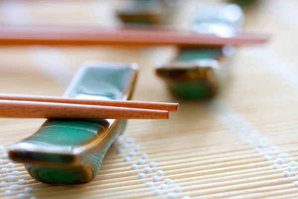 stock image Chopsticks on table matt