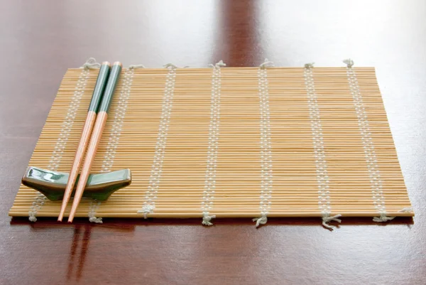 stock image Chopsticks on table matt