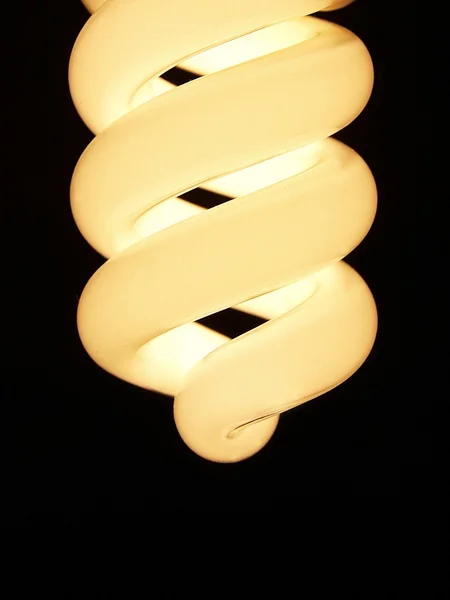 Lampa spirála 60-watt — Stock fotografie