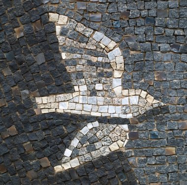 Mosaic bird