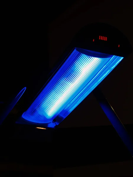 Blaue Lampe — Stockfoto