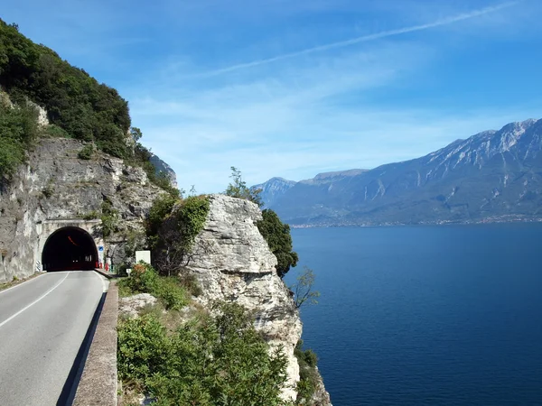 Stock image Mountain road around the Garda lake