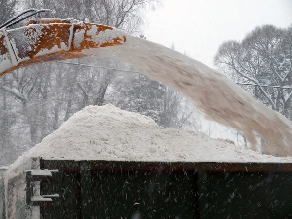 Snow blower — Stock Photo, Image