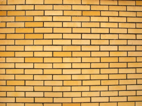 Yellow Brick Wall Can Used Background — Stock Photo, Image
