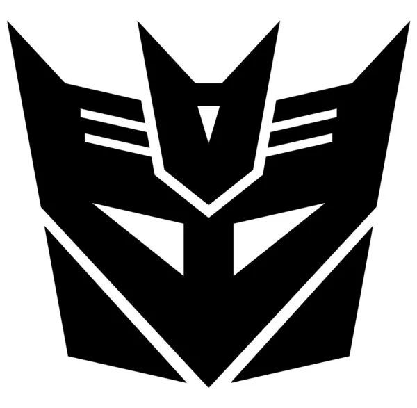 Transformatorer. desepticon emblem — Stockfoto