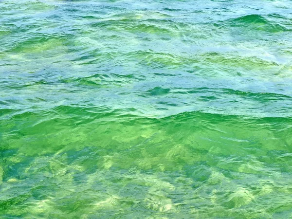 Textura Agua Verde Esmeralda Puede Utilizar Como Fondo —  Fotos de Stock