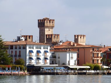 Scaligers castle in Sirmione clipart