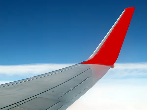 stock image Airplane wing