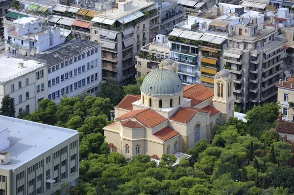 Byzantian kostel v Aténách — Stock fotografie