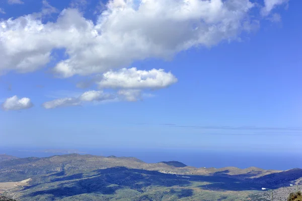 Moln över Kreta — Stockfoto