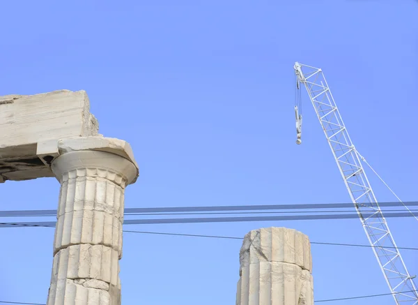 Parthenon Tapınağı yeniden inşası — Stok fotoğraf