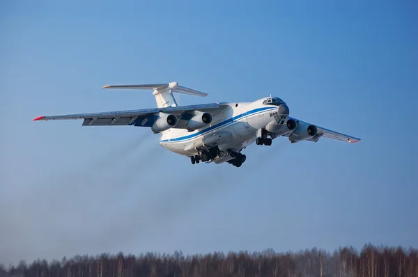 stock image The transport plane in flight