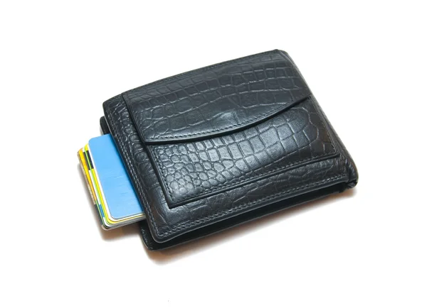 Çanta ve kredi kartları — Stok fotoğraf