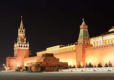 Kremlin in Red Square of Moscow clipart