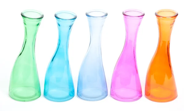 stock image Glass color vases