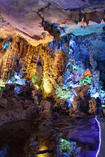 リード フルート洞窟桂林 — ストック写真