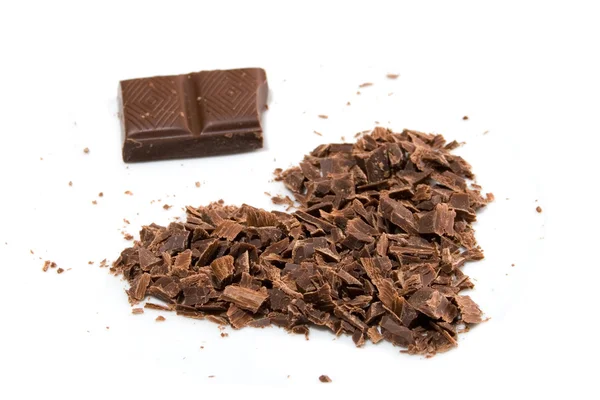 Schokoladenherz — Stockfoto