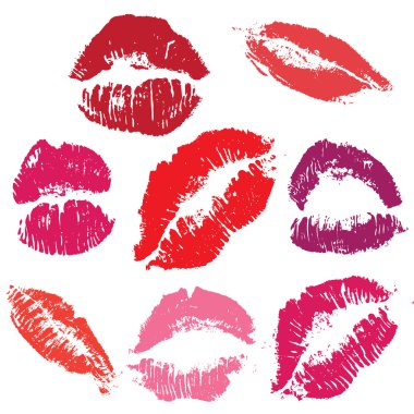 Kisses Seamless background clipart