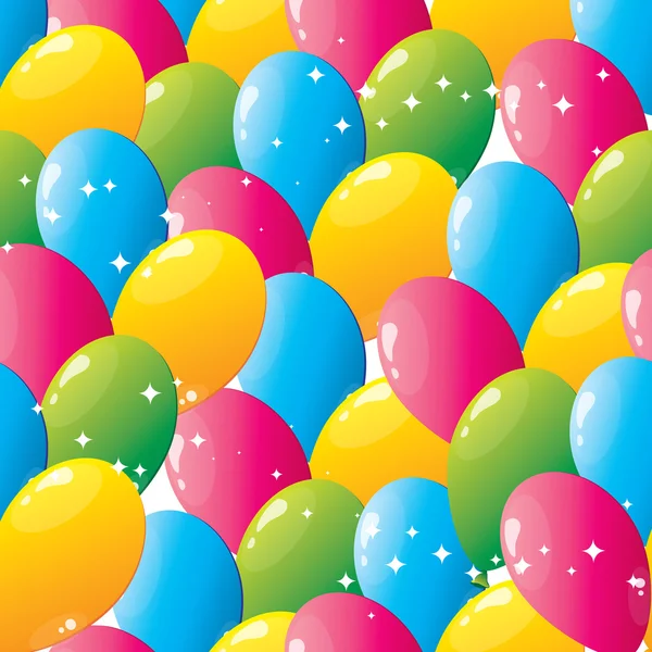 Modèle de ballons sans couture — Image vectorielle