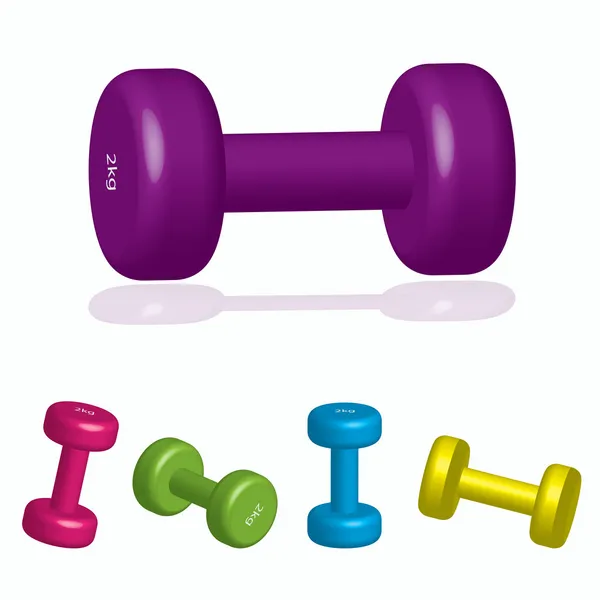Dumbbell icon — Stock Vector