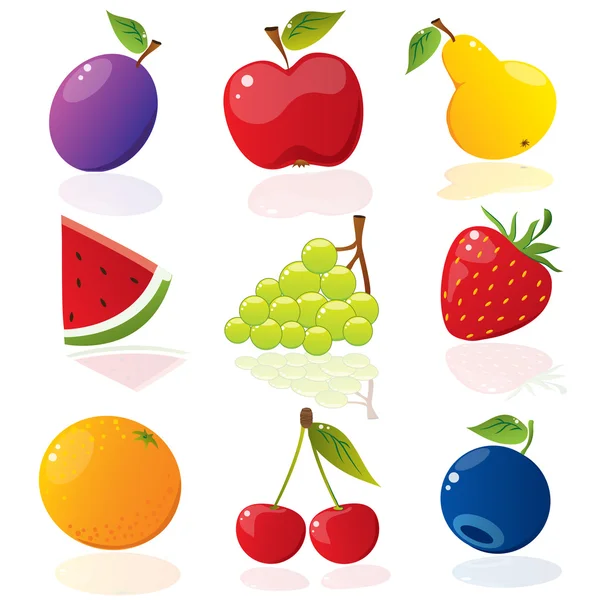 Frutti — Vettoriale Stock