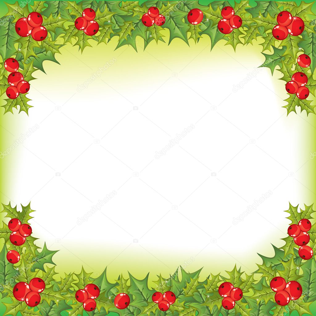 Holly berry background