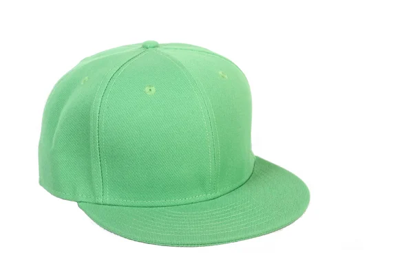 Green hip-hop rap cap — Stock Photo, Image