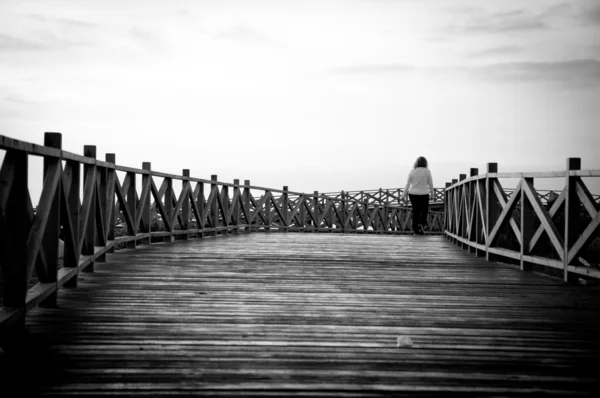 stock image Morning walker