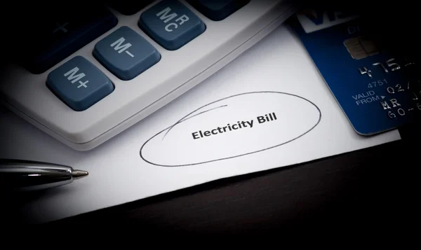 stock image The Electricity Bill