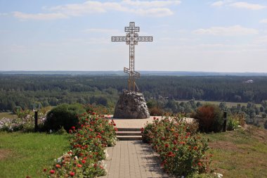 Rusya, belgorod bölgesi. Borisov ilçe, köy hotmyzhsk. çapraz ibadet